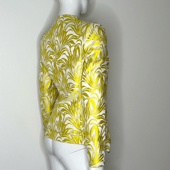 NWT INTERMIX Bayley Metallic Brocade Jacket  Fits a SZ 6 Petitie - Picture 4 of 10